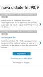 Mobile Screenshot of novacidadefm.blogspot.com