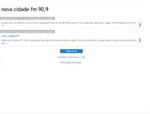 Tablet Screenshot of novacidadefm.blogspot.com