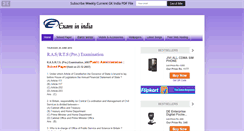 Desktop Screenshot of examinindia.blogspot.com