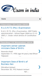 Mobile Screenshot of examinindia.blogspot.com
