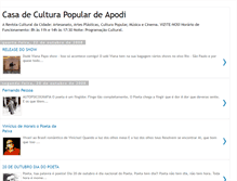 Tablet Screenshot of casadeculturapopular.blogspot.com