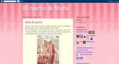 Desktop Screenshot of elcuartindemaria.blogspot.com