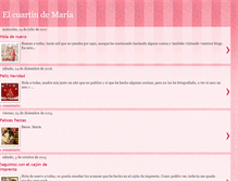 Tablet Screenshot of elcuartindemaria.blogspot.com