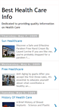 Mobile Screenshot of besthealthcareinfo.blogspot.com