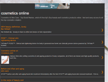 Tablet Screenshot of cosmeticsonline-sha.blogspot.com