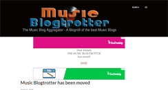 Desktop Screenshot of musicaggregator.blogspot.com