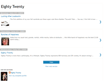 Tablet Screenshot of eightytwenty8020.blogspot.com