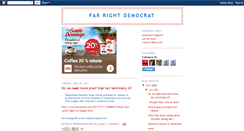 Desktop Screenshot of farrightdemocrat.blogspot.com