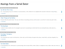 Tablet Screenshot of musingsfromaserialdater.blogspot.com