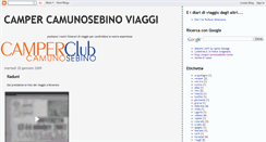 Desktop Screenshot of campercamunosebino-viaggi.blogspot.com