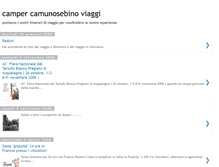 Tablet Screenshot of campercamunosebino-viaggi.blogspot.com