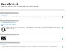 Tablet Screenshot of comunicacioneslauraramirez.blogspot.com