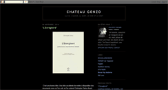 Desktop Screenshot of chateaugonzo.blogspot.com