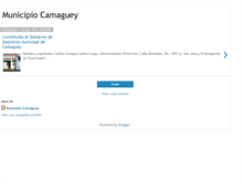 Tablet Screenshot of municipiocamaguey.blogspot.com