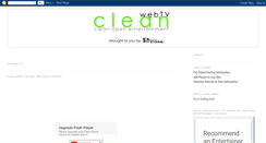 Desktop Screenshot of cleanwebtv.blogspot.com