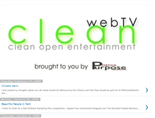 Tablet Screenshot of cleanwebtv.blogspot.com