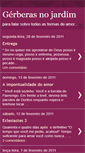 Mobile Screenshot of gerberasnojardim.blogspot.com