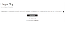 Tablet Screenshot of llinguablog.blogspot.com