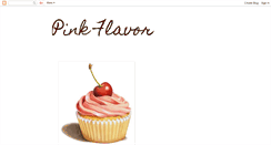 Desktop Screenshot of pink-flavor.blogspot.com