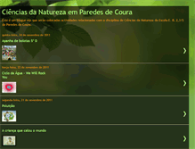 Tablet Screenshot of ciencias-da-natureza-paredesdecoura.blogspot.com