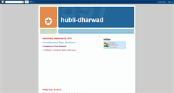 Desktop Screenshot of hublianddharwad.blogspot.com