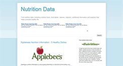 Desktop Screenshot of nutrition-data.blogspot.com