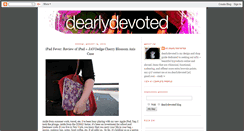 Desktop Screenshot of dearlydevoted.blogspot.com