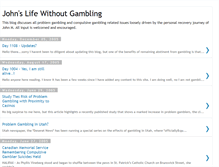 Tablet Screenshot of lifewithoutgambling.blogspot.com