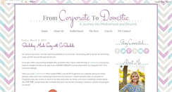 Desktop Screenshot of fromcorporatetodomestic.blogspot.com