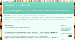 Desktop Screenshot of iesvaldebernardo-luismadrid-tutoria.blogspot.com