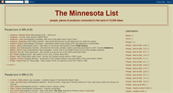 Desktop Screenshot of mnlist.blogspot.com