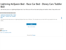 Tablet Screenshot of lightning-mcqueen-bed.blogspot.com