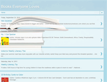 Tablet Screenshot of bookseveryoneloves.blogspot.com
