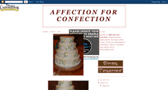 Desktop Screenshot of affection4confection.blogspot.com