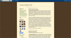 Desktop Screenshot of connectivitieslab.blogspot.com
