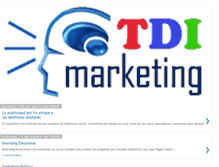 Tablet Screenshot of marketingtdi.blogspot.com