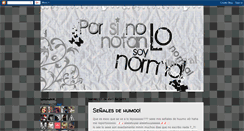 Desktop Screenshot of normalidadsinonimomio.blogspot.com