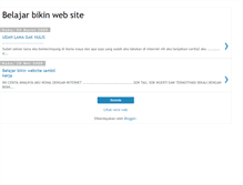 Tablet Screenshot of belajar-bikinweb.blogspot.com