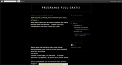 Desktop Screenshot of gratisprogramasfull.blogspot.com