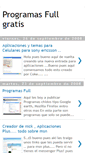 Mobile Screenshot of gratisprogramasfull.blogspot.com