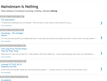 Tablet Screenshot of mainstreamnothing.blogspot.com