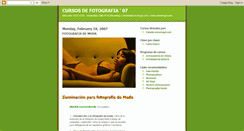 Desktop Screenshot of cursosdefotografia2007.blogspot.com