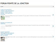 Tablet Screenshot of forumpointedelajonction.blogspot.com