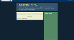 Desktop Screenshot of elshowdelatiatula.blogspot.com