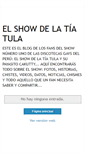 Mobile Screenshot of elshowdelatiatula.blogspot.com
