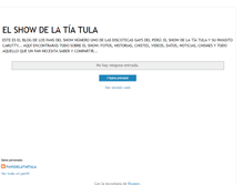 Tablet Screenshot of elshowdelatiatula.blogspot.com