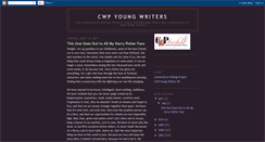 Desktop Screenshot of cwpyoungwriters.blogspot.com