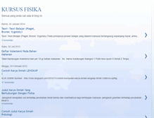 Tablet Screenshot of kursusfisika.blogspot.com
