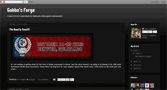 Desktop Screenshot of gobbosforge.blogspot.com