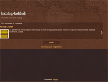 Tablet Screenshot of hazilag-ladikak.blogspot.com